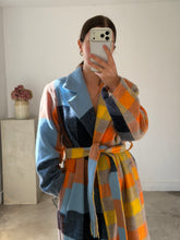 Load image into Gallery viewer, Rave Review Check Tasseled Coat