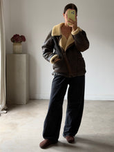 Load image into Gallery viewer, Vintage Sheepskin Aviator Jacket