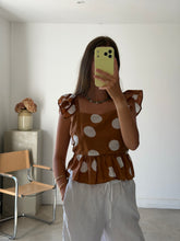 Load image into Gallery viewer, H&M Polka Dot Crop Top
