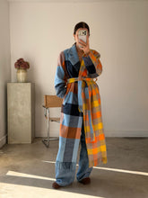 Load image into Gallery viewer, Rave Review Check Tasseled Coat
