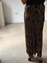 Load image into Gallery viewer, H&M Zebra Print Satin Skirt
