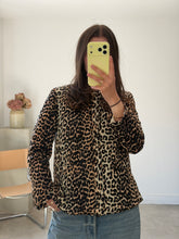 Load image into Gallery viewer, Ganni Leopard Quilted Jacket