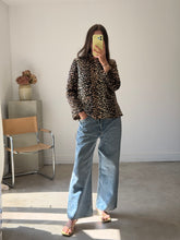Load image into Gallery viewer, Ganni Leopard Quilted Jacket