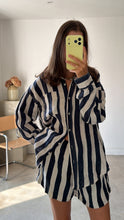Load image into Gallery viewer, H&M Stripe Linen Set