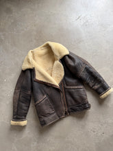 Load image into Gallery viewer, Vintage Sheepskin Aviator Jacket