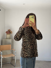 Load image into Gallery viewer, Ganni Leopard Quilted Jacket