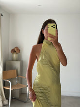 Load image into Gallery viewer, Zara Halter Neck Satin Dress