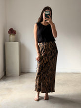 Load image into Gallery viewer, H&M Zebra Print Satin Skirt