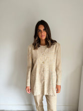 Load image into Gallery viewer, Vintage Linen / Silk Blend 2 Piece Suit