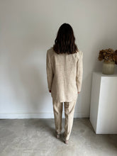Load image into Gallery viewer, Vintage Linen / Silk Blend 2 Piece Suit