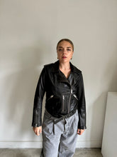 Load image into Gallery viewer, All Saints Leather Biker Jacket