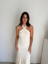 Load image into Gallery viewer, COS Ribbed Halter Neck Maxi Dress
