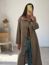 Load image into Gallery viewer, Asos Check Trench Coat
