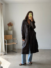 Load image into Gallery viewer, Massimo Dutti Leather Trench Coat
