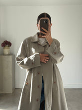 Load image into Gallery viewer, Vintage Wool Trench Coat
