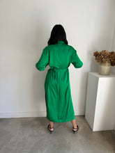 Load image into Gallery viewer, H&amp;M Satin Wrap Dress
