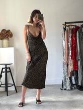 Load image into Gallery viewer, Zara Leopard Satin Dress
