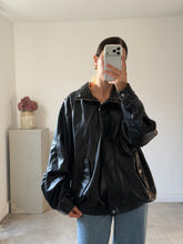 Load image into Gallery viewer, Bershka Faux Leather Bomber Jacket
