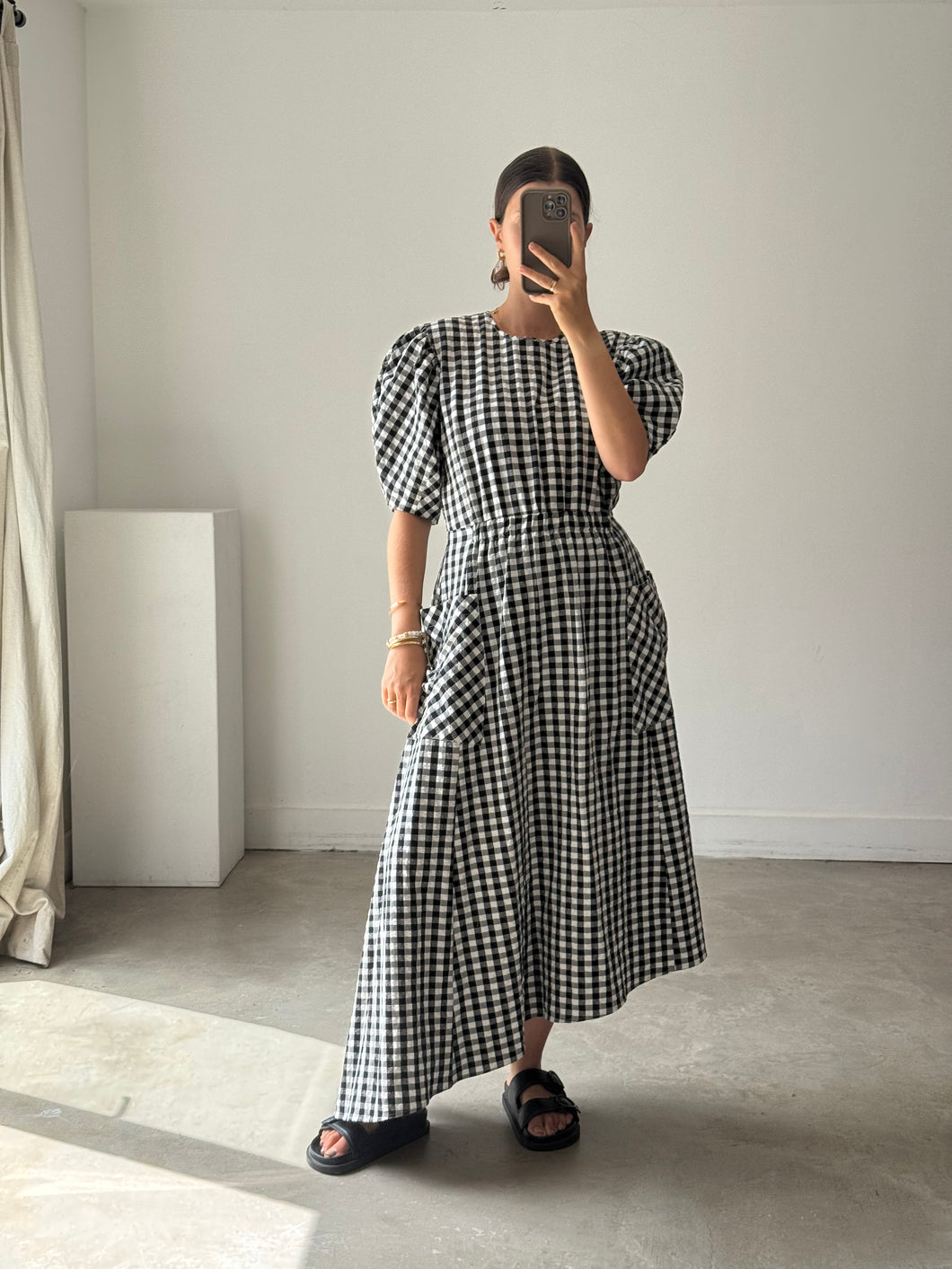 Aligne Gingham Dress