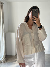 Load image into Gallery viewer, COS Linen Blend Top
