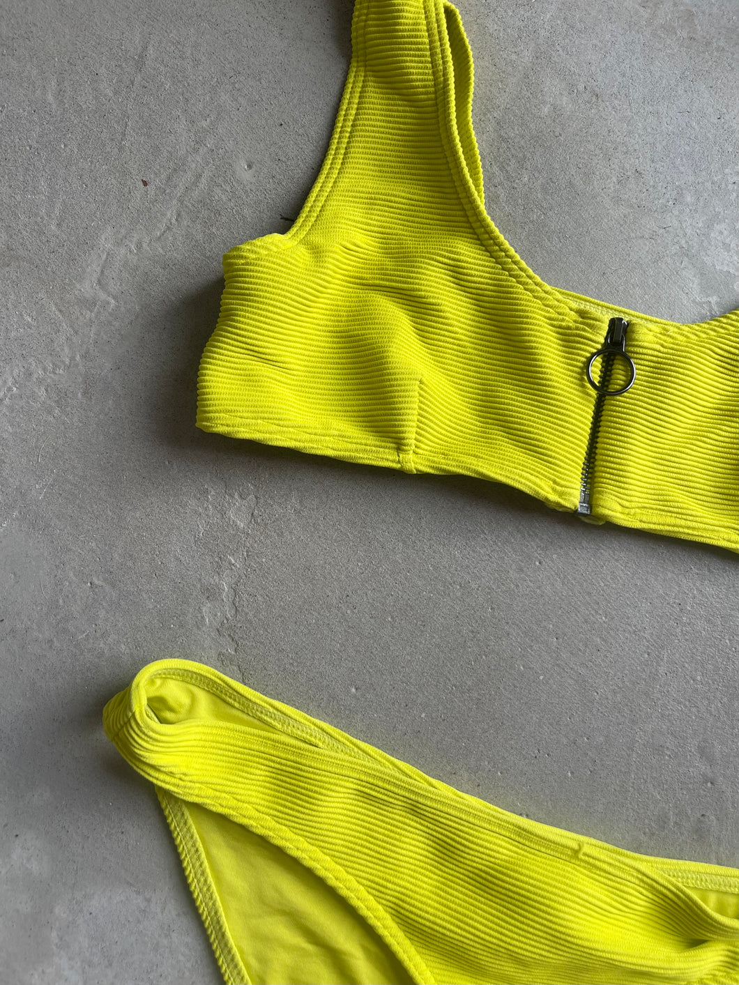 Topshop Ribbed Bikini