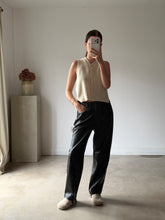 Load image into Gallery viewer, Mango Faux Leather Trousers
