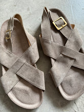 Load image into Gallery viewer, The Simple Folk Suede Sandals- UK 4
