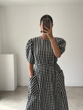 Load image into Gallery viewer, Aligne Gingham Dress
