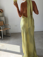 Load image into Gallery viewer, Zara Halter Neck Satin Dress
