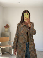 Load image into Gallery viewer, Asos Check Trench Coat
