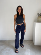 Load image into Gallery viewer, Zara Navy Jeans NEW
