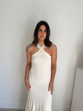 Load image into Gallery viewer, COS Ribbed Halter Neck Maxi Dress
