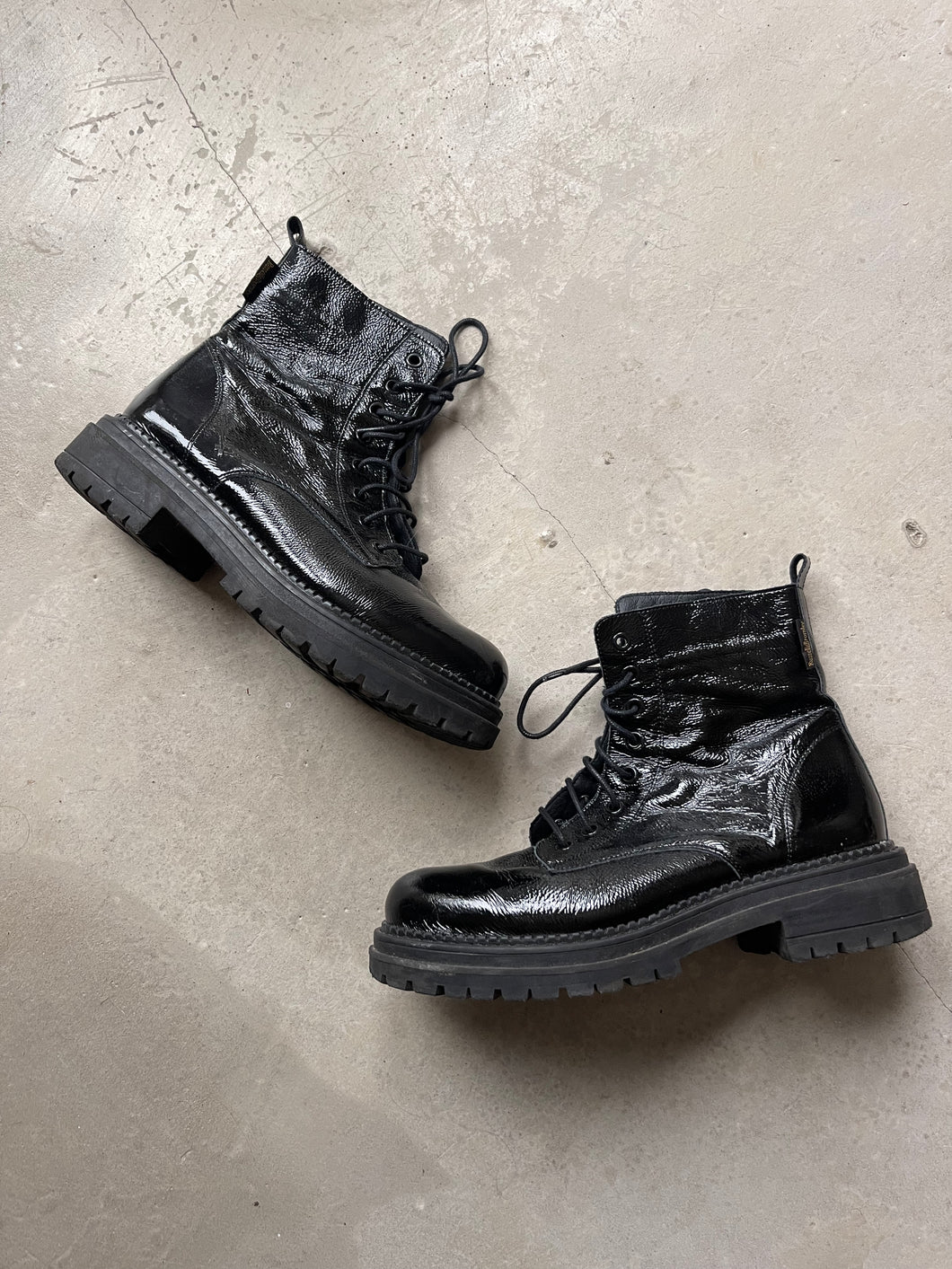 Russell & Bromley Patent Boots - UK 7