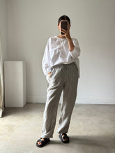 Load image into Gallery viewer, Arket Striped Linen Trousers
