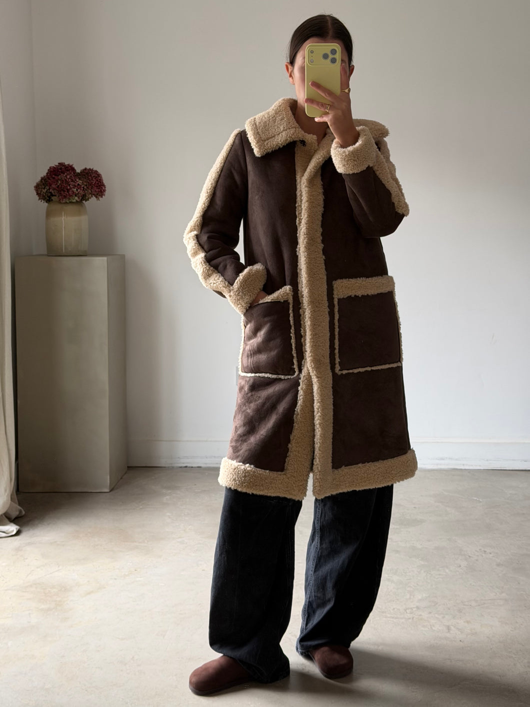 Issy London Faux Shearling Coat