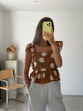Load image into Gallery viewer, H&amp;M Polka Dot Crop Top
