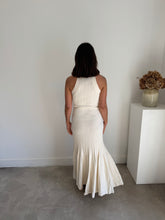 Load image into Gallery viewer, COS Ribbed Halter Neck Maxi Dress
