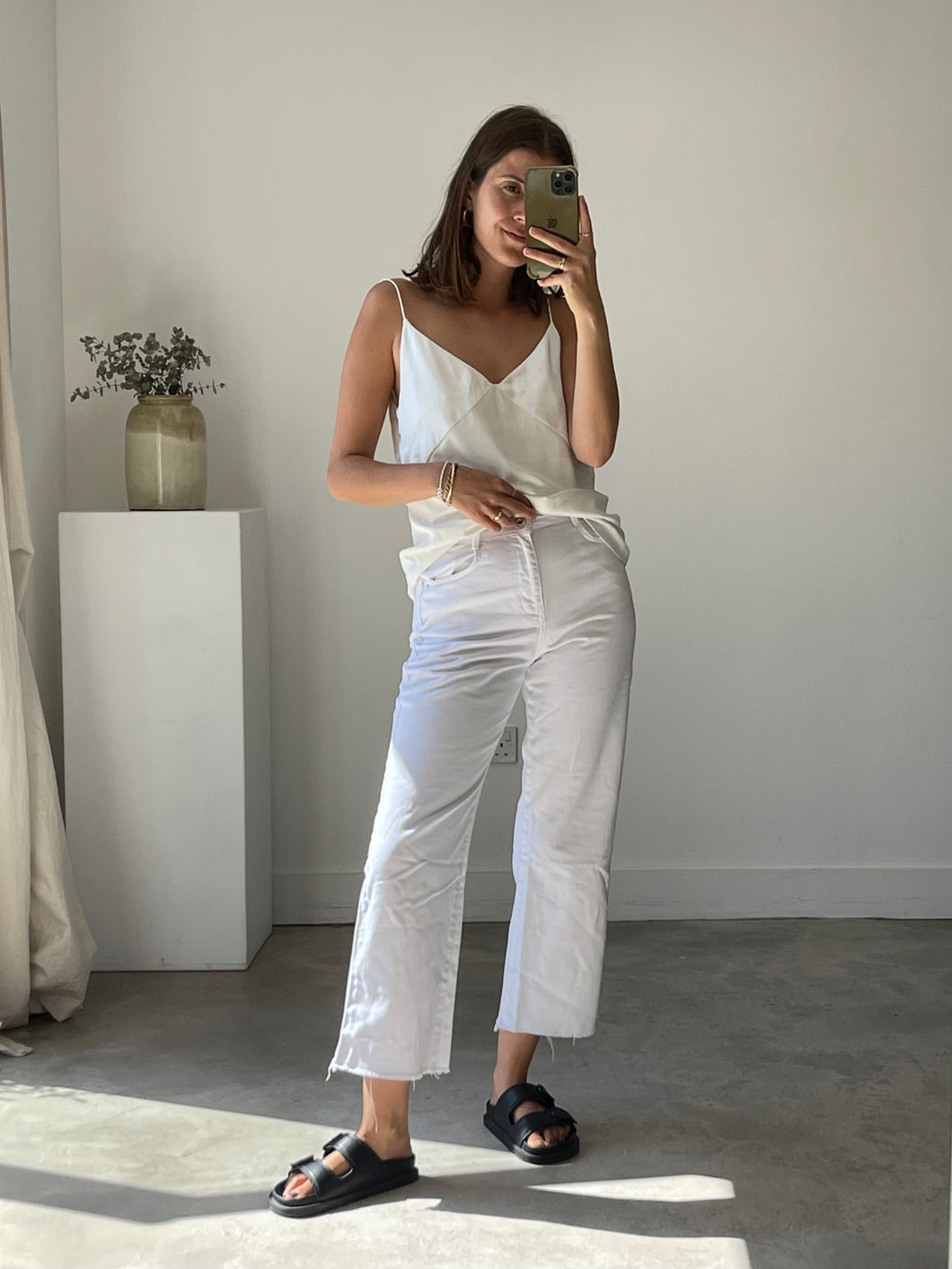 Zara White Jeans