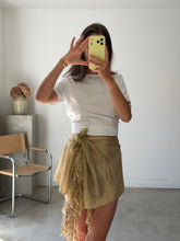 Load image into Gallery viewer, Gold Tasseled Sarong
