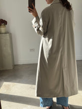 Load image into Gallery viewer, Vintage Wool Trench Coat
