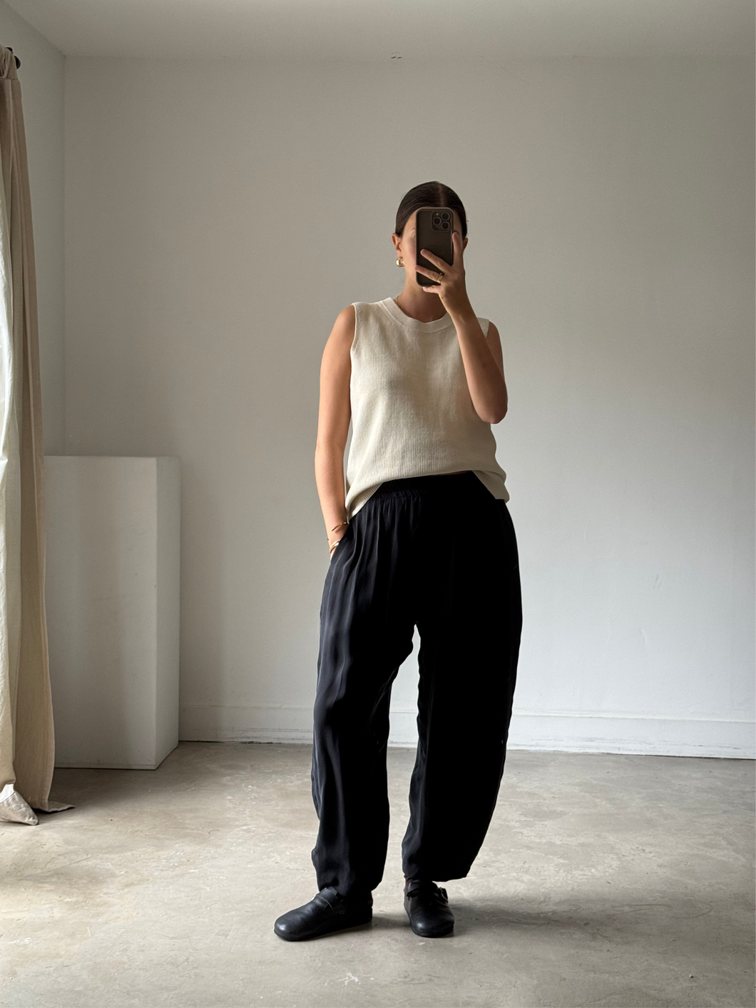 Beyond Nine Mabel Cupro Trousers NEW