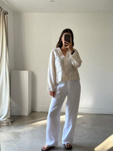 Load image into Gallery viewer, COS Linen Blend Top
