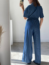 Load image into Gallery viewer, Short Sleeved Collared Jumpsuit
