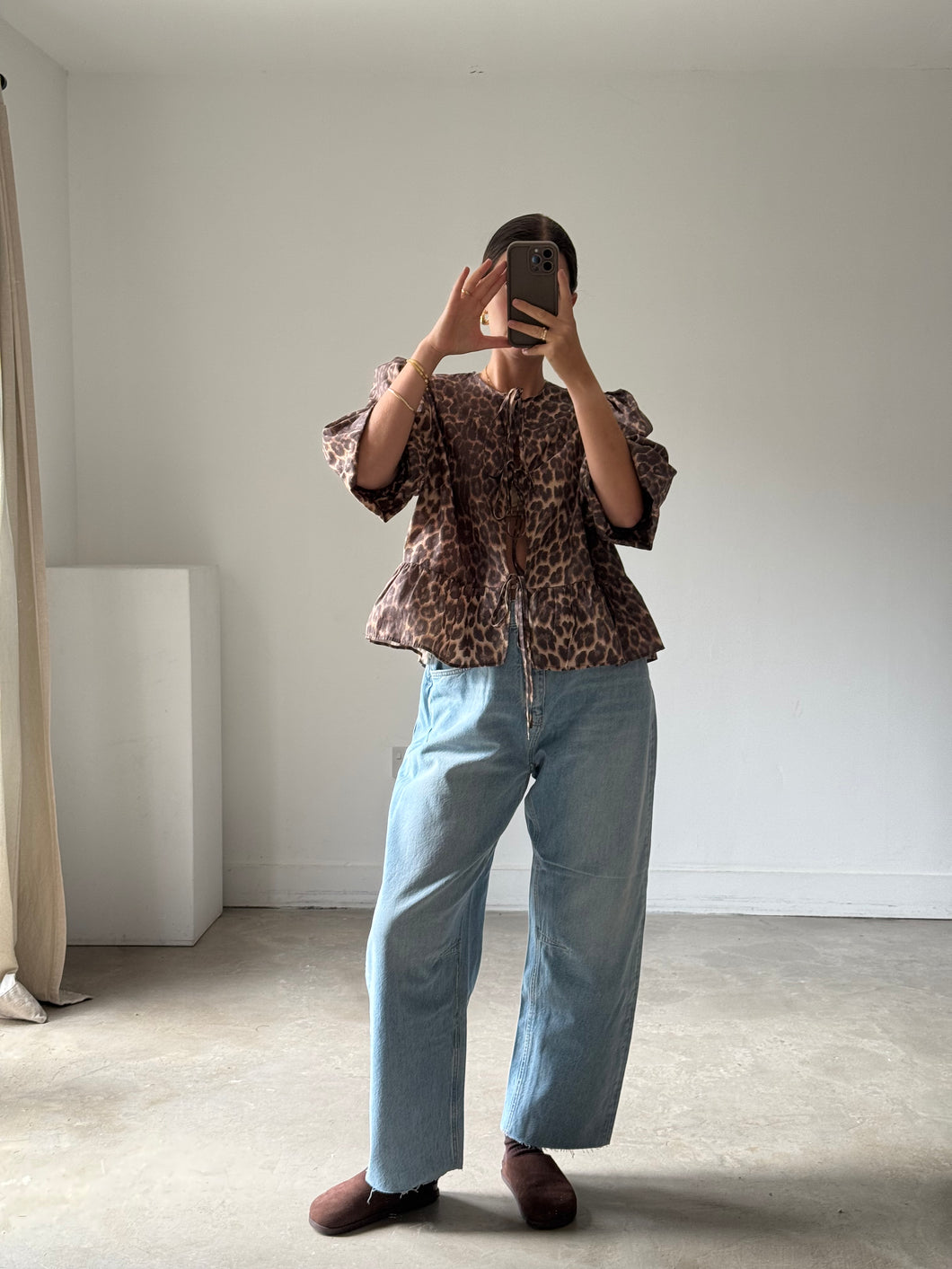 Asos Leopard Tie Top