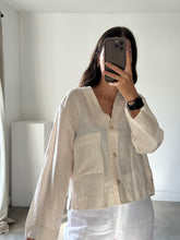 Load image into Gallery viewer, COS Linen Blend Top
