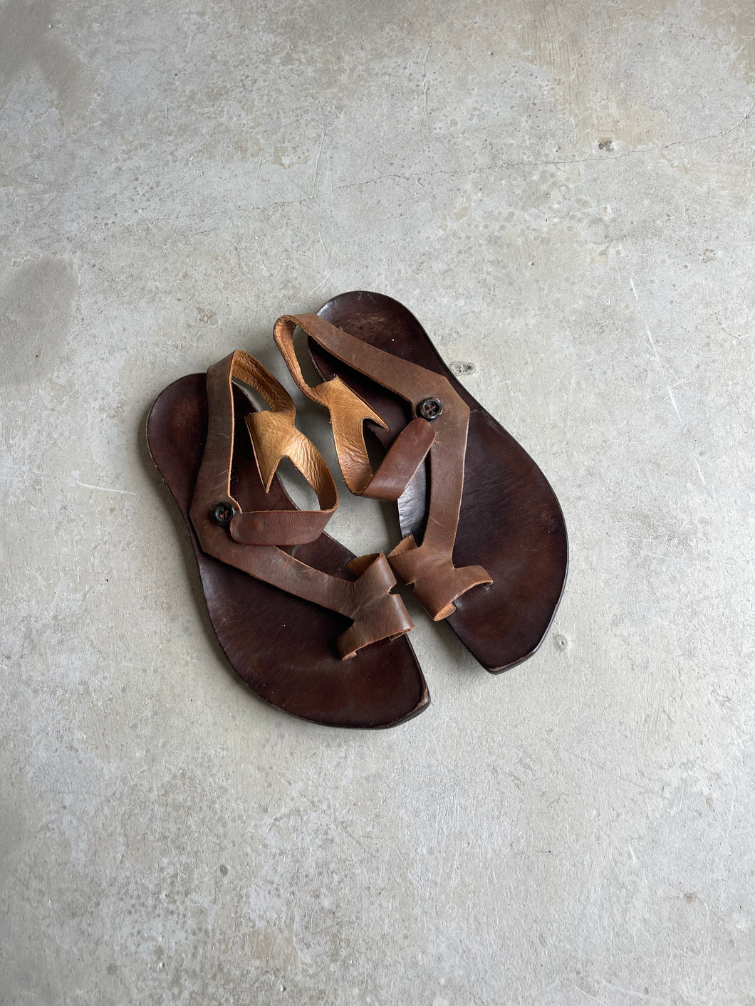 CYDWOQ Leather Sandals - UK 7