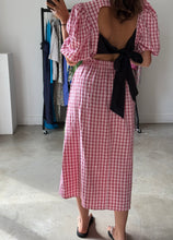 Load image into Gallery viewer, Warehouse Checked Dress
