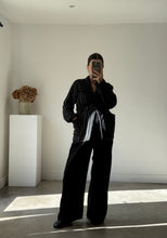 Load image into Gallery viewer, GAP Wool Blend Tie Striped Jacket
