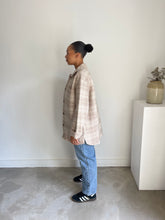 Load image into Gallery viewer, Whistles Checked Overshirt Wool Jacket
