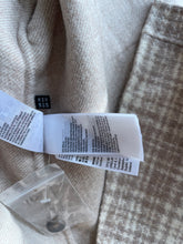Load image into Gallery viewer, Whistles Checked Overshirt Wool Jacket
